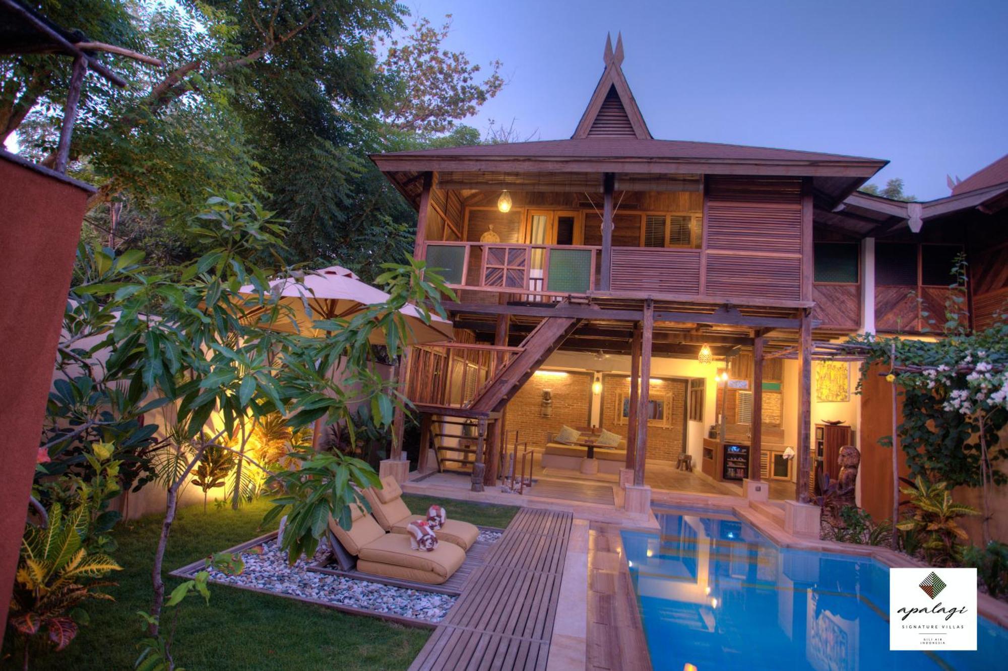 Apalagi Villas Gili Air Eksteriør bilde